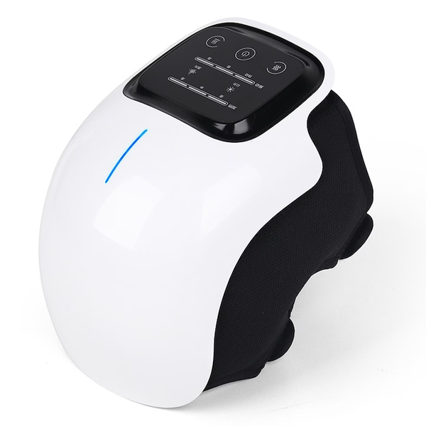 Multifunctional Knee Massager, Infrared Laser Physical Therapy, Black White