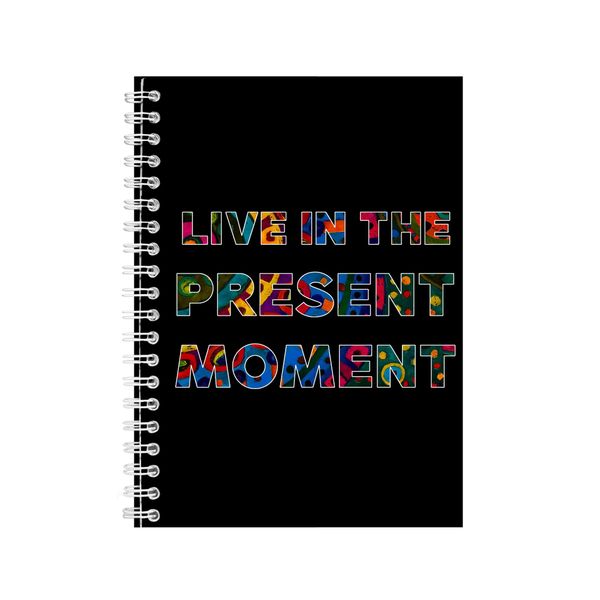 Moment A5 Notebook Spiral Lined Motivational Saying Graphic Notepad Gift224