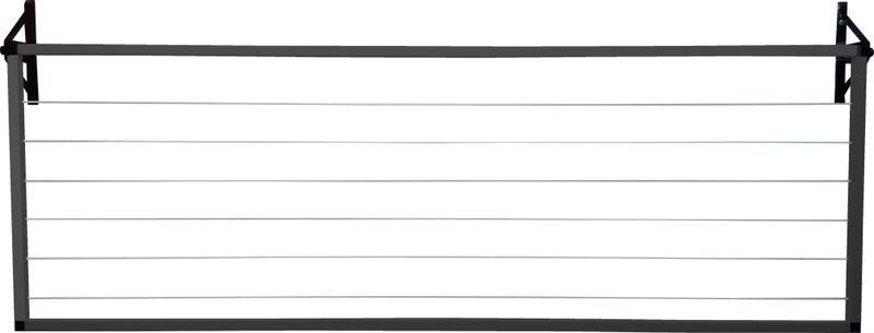 Aluminium Fold Away Wash Line - Charcoal