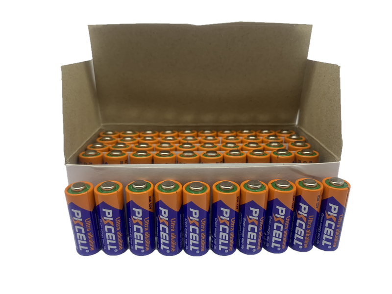 PKCELL 23A 12V Ultra Alkaline (Box of 50 Batteries)