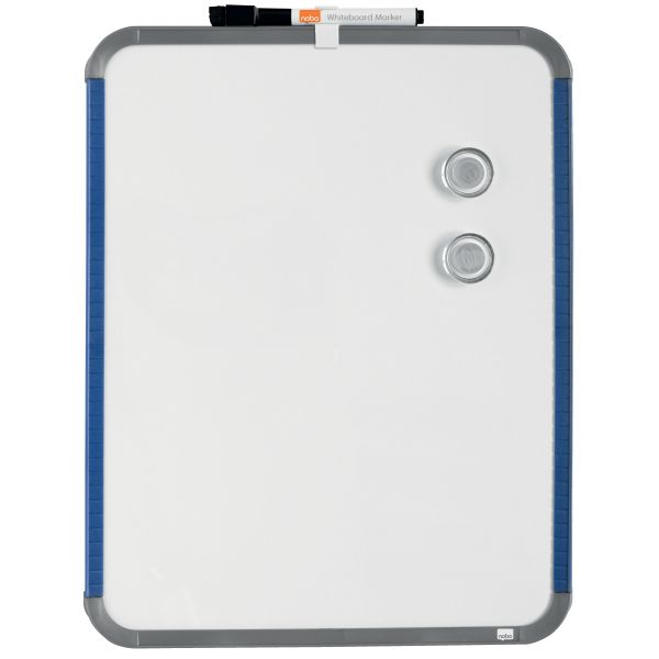 Nobo Mini Magnetic Whiteboard Slim Frame 360x280mm