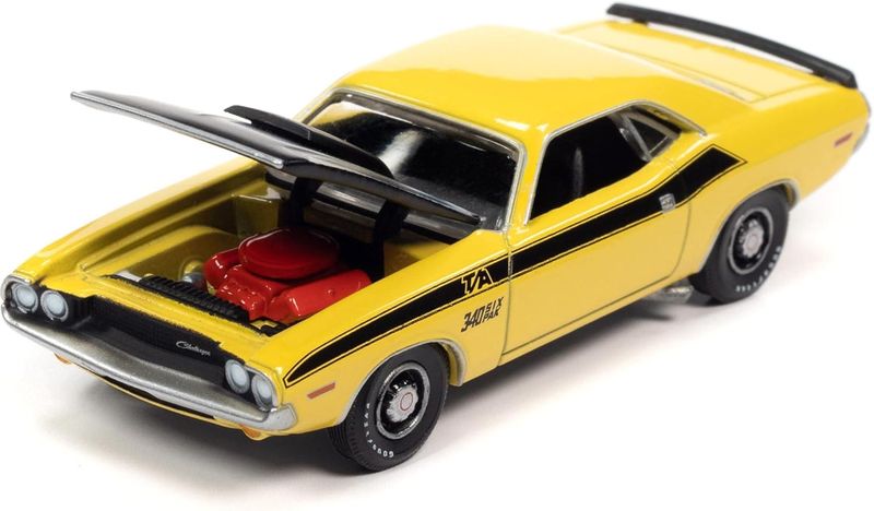 Dodge Challenger T/A 1970 Banana Yellow Auto World Model Car (AW64342)