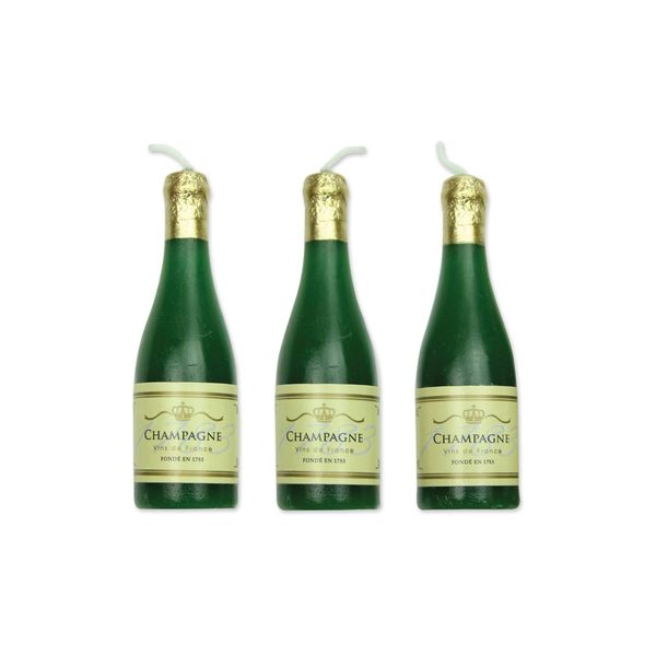 6 Set Champagne Bubbly Candles Celebration Party Cake Decorating