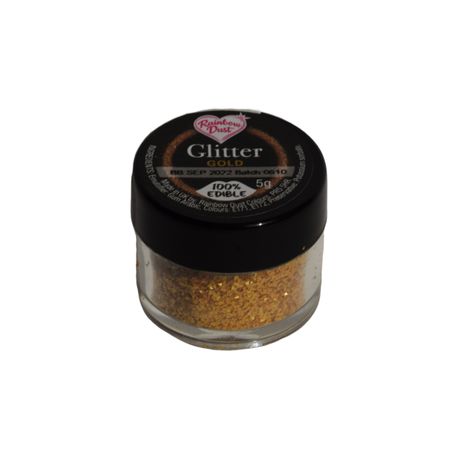 Rainbow Dust Black Edible Glitter 5g