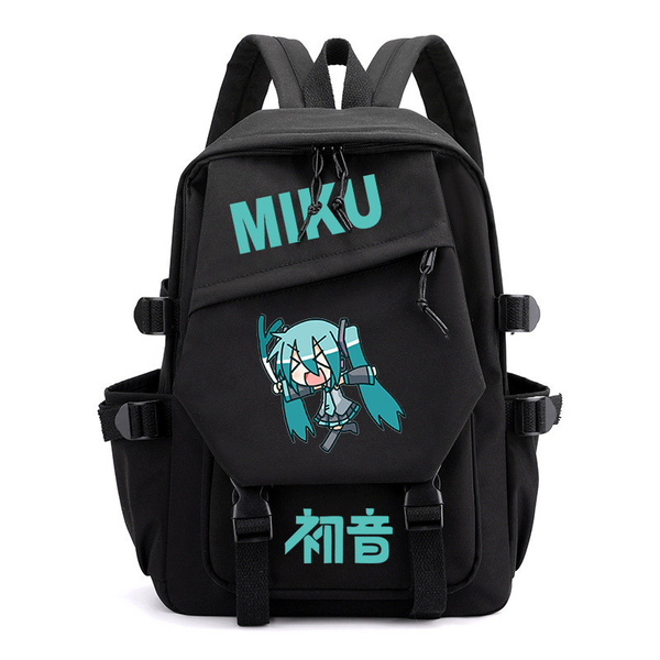 Student Backpack Hatsune Miku Canvas Schoolbag