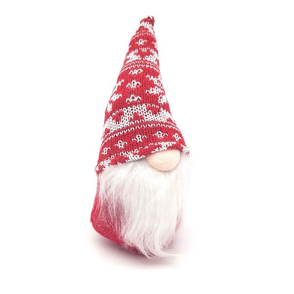 Bufftee Christmas Gnome Santa Figurine -Nordik Chomsky Doll