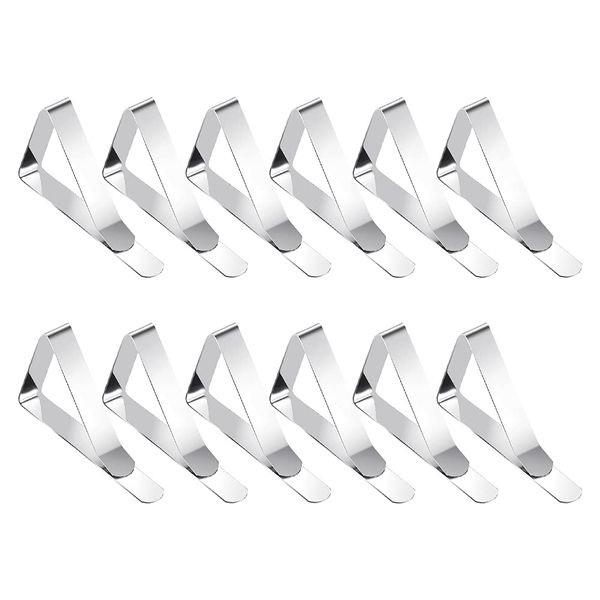 Table Cloth Clips Stainless Steel Table Cover Clamps for Tables Use