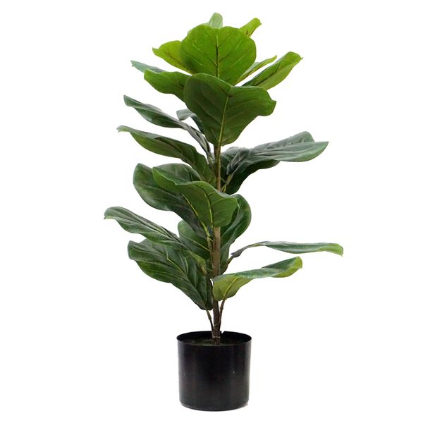 HouzeComfort Artificial Ficus Lyrata Indoor and Outdoor Pot Plant 75cm