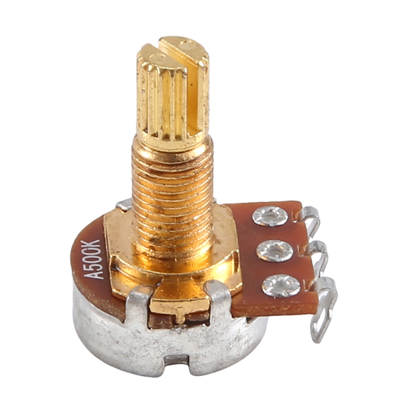 Guitar Potentiometer Audio Volume&amp;Tone Pots Switch Control A500k Split Shaf