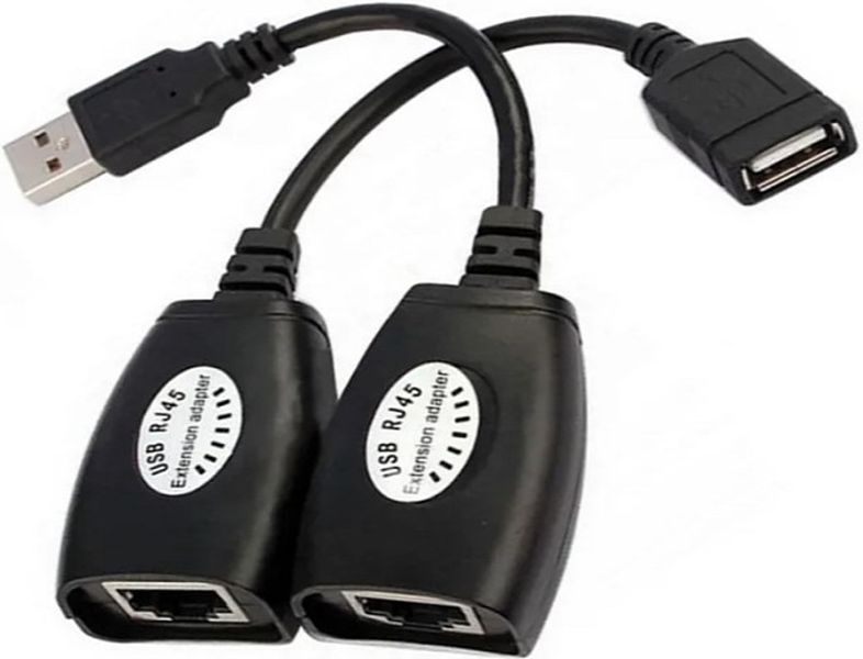 PTech 150ft USB To Female RJ45 Extension Adaptor Cable