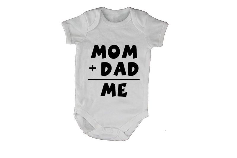 Mom + Dad - Short Sleeve - Baby Grow