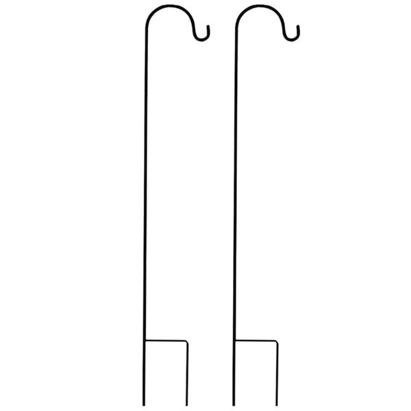 Shepherd Hooks Rust Resistant Garden Stake Metal Stand 80 5X10X1Cm