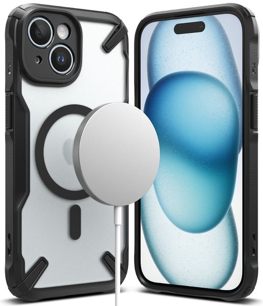Fusion X for iPhone 15 Plus MagSafe Accessories Case - Matte Black