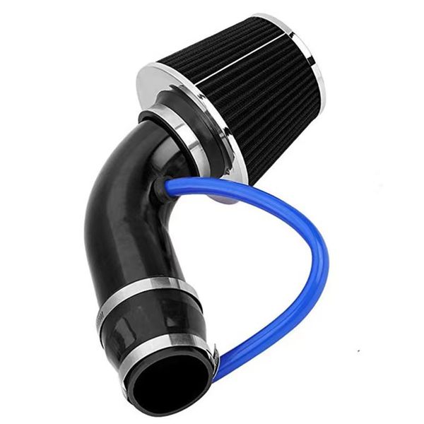 3" Car Cold Air Intake Pipe Kit Automotive Filter Induction High Flow Hose