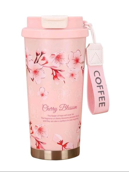 Floral Traveling Tumbler Cup