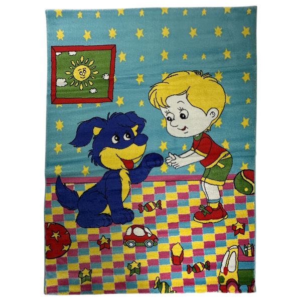 Kids Interactive Play Area Rug 180 x 133 cm