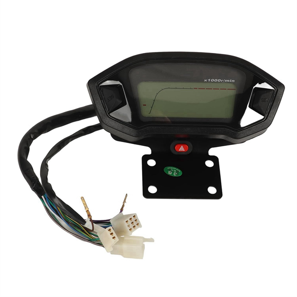 Motorcycle Speedometer Tachometer Odometer Compatible with Universal