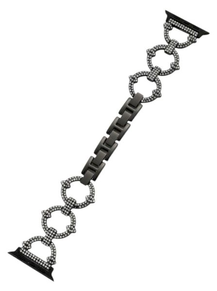 Bracelet Watch Strap With Shimmering Stone Desig image
