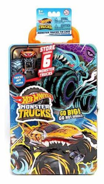 Hot Wheels Metal Monster Truck Storage Case