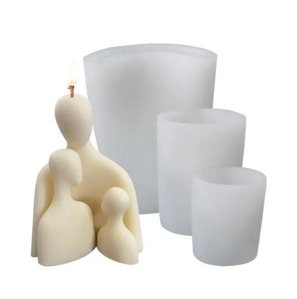 Aromatherapy Candle making Silicone Mold DIY - Set of 3