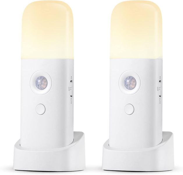 Motion Sensor Night Light,2000mAh Rechargeable Night Lights Battery Powered