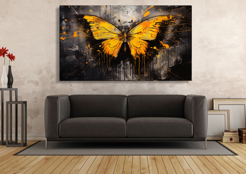 Canvas Wall Art - Butterfly Creative Art- IM0934