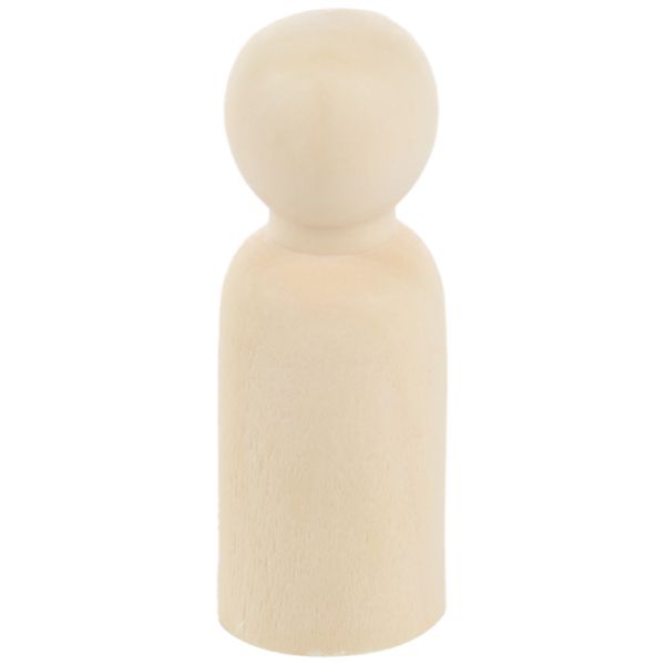 16 Pcs People Shapes, Male&amp;Female Decorative Wooden Doll People