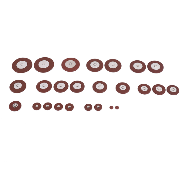 25 pcs Leather Tenor Saxophone Pads Replacement Woodwind Accessories