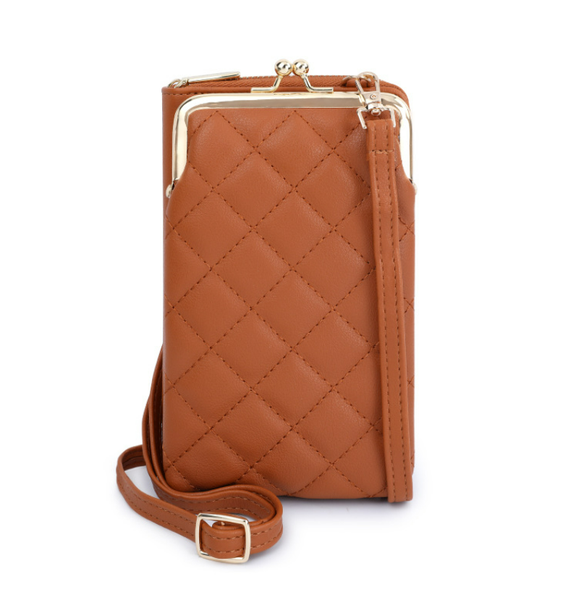 Crossbody 2 in 1 Cellphone Shoulder Sling Bag &amp; Wallet