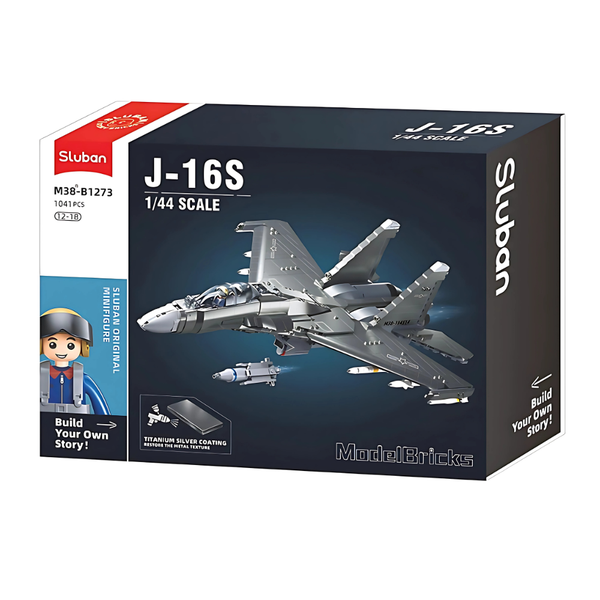 Sluban Building Set: Model Bricks - Aircraft Carrier J16 - 1041 Pieces