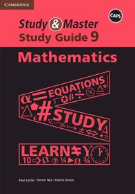 Study & Master Study Guide Mathematics Grade 9 (CAPS) | Shop Today. Get ...