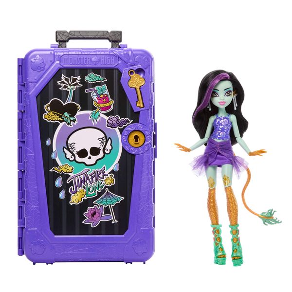 Monster High Skulltimate Secrets Gore-geous Playset, Jinafire Long Doll