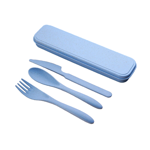 Super Travel Set Fork Knife Spoon Cutlery Dinnerware Utensil Box Set