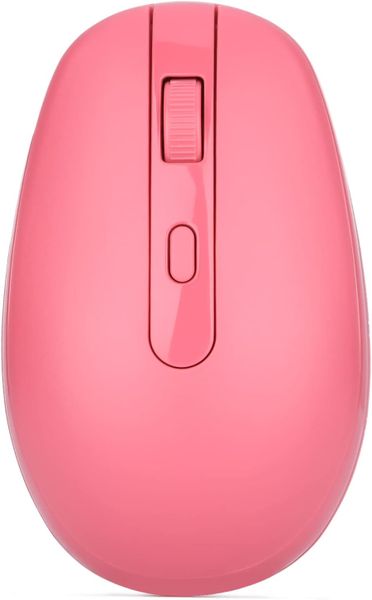 RII 2.4G Soft Click Pink Wireless Mouse With NANO USB