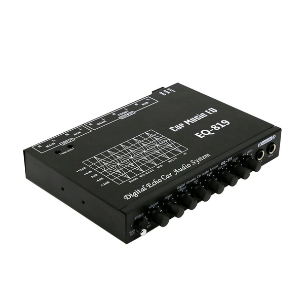 Eq-819 Car Equalizer Audio Eq Tuning Crossover Car Audio Equalizer