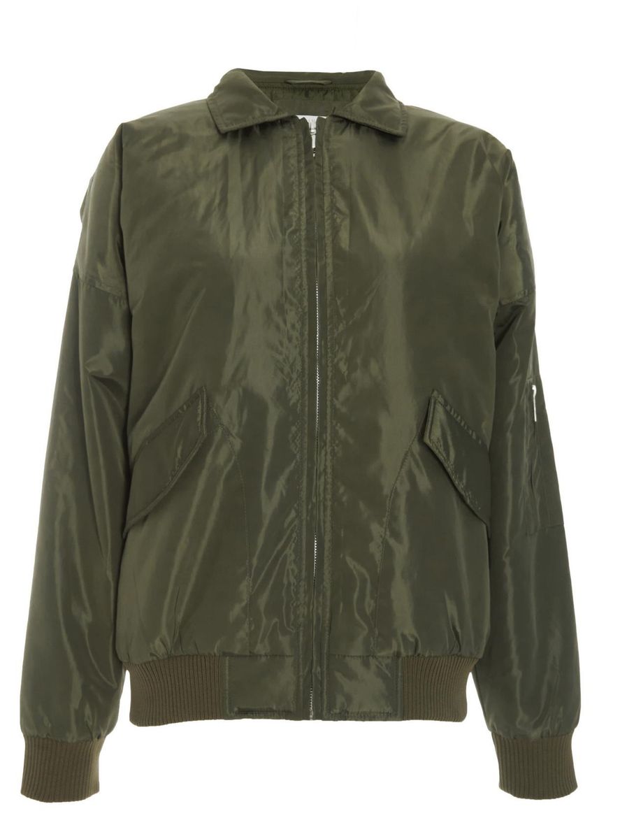 Quiz Ladies - Khaki Oversized Bomber Jacket | Shop Today. Get it ...