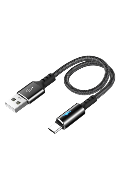 1.2M USB Type C Fast Charger With Nylon Braided Band (120W)