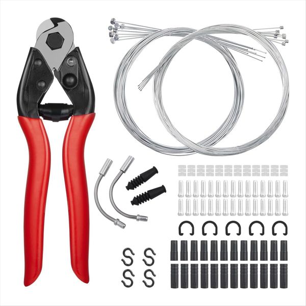 96 Pcs Bike Brake Cable Kit Bicycle Shift Derailleur Cable Housing