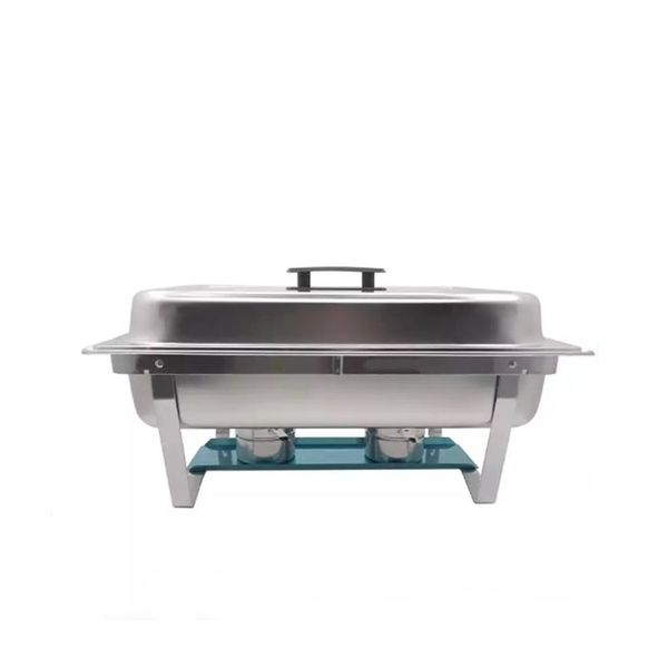 Full-Size Single Chafing Dish - Stainless Steel Buffet Warmer