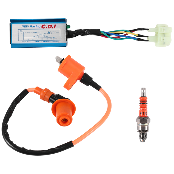 Racing Ignition Coil+Spark Plug+CDI Box