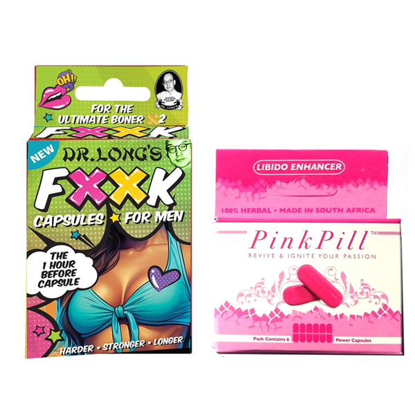 Dr. Long's FXXK for Men and Pink Pill For Women Combo