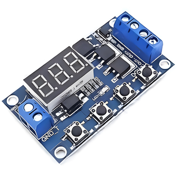 HKD Trigger Cycle Timer Delay Switch 0.1s-999min 12/24V MOS Control Module