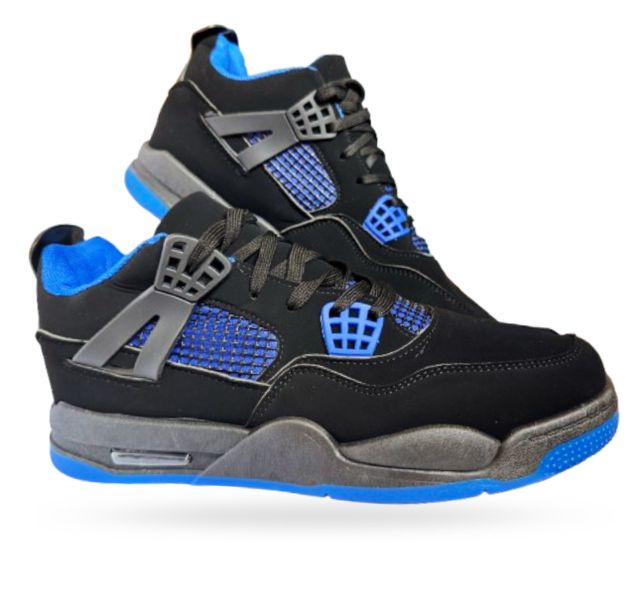 Men's Blue and Black Casual Shoes