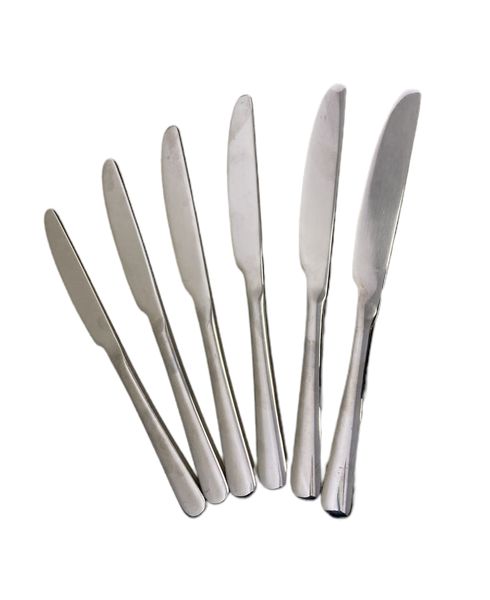 Stainless Steel Table Knives set of 6 - Classic