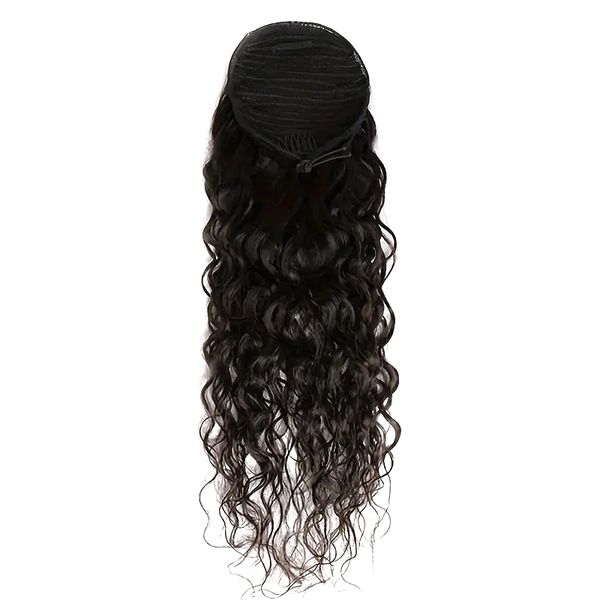 Brazilian Hair Water Curly Ponytail - 18inch