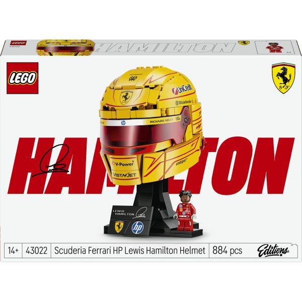LEGO® Editions Scuderia Ferrari HP Lewis Hamilton Helmet 43022