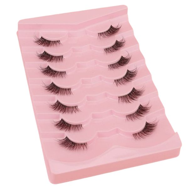 7 Pairs Half Eye False Eye Lashes Natural thick eyelashes-H06
