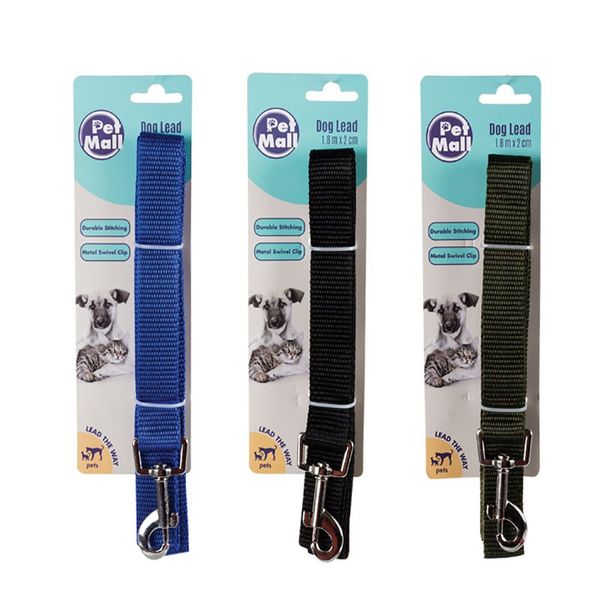 Bulk Pack x 5 Nylon Pet Dog Lead - 23 x 1800mm