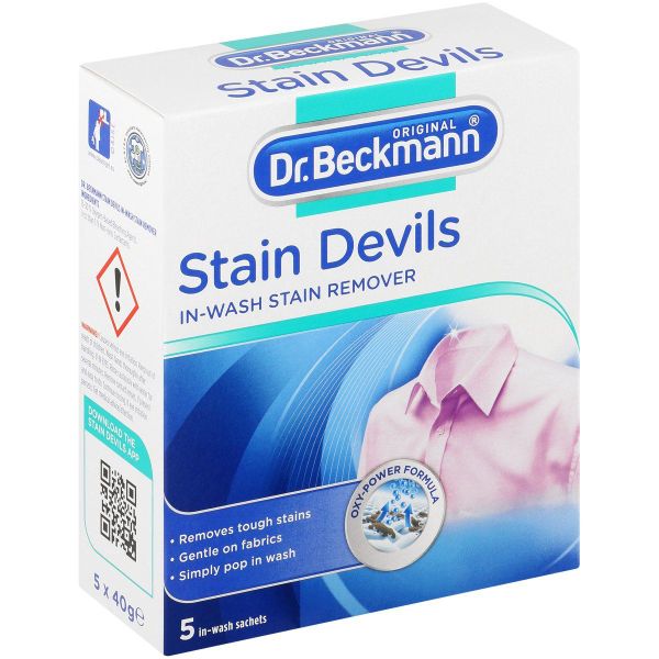 Dr. Beckmann In Wash Stain Remover (5 x 40g Sachets) Pack of 6