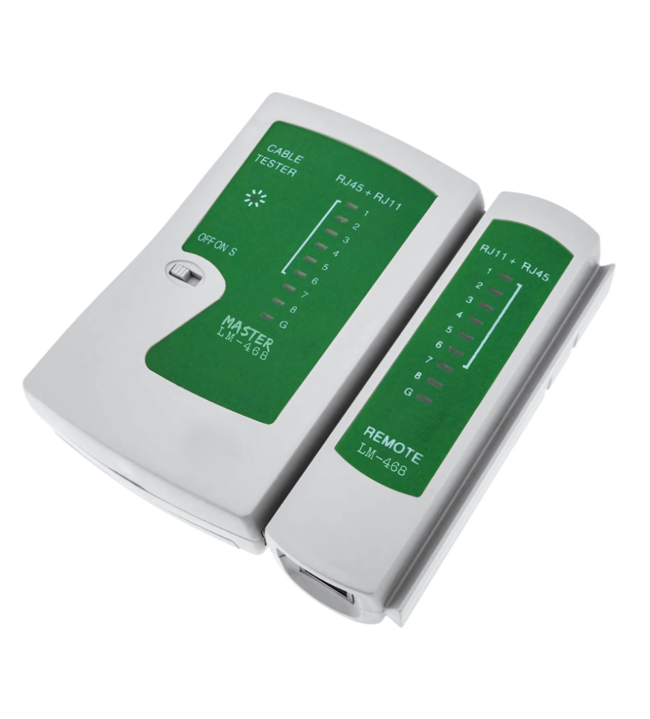 LAN Network Cable Tester for RJ45 and RJ11 Dual port connectors